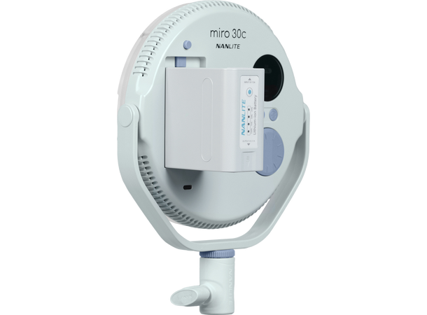 Nanlite Miro 30c LED Full-color, Rundlys Kompakt og kraftig LED-lys Mint blue 