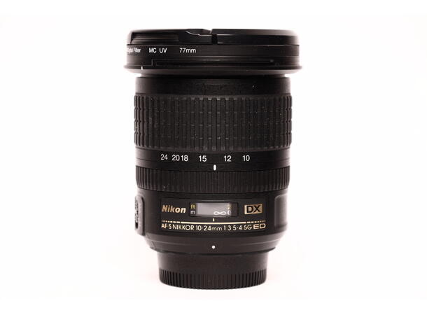 Nikon 10-24mm 1:3.5-4.5G AF-S DX BRUKT BRUKT, Se beskrivelse 
