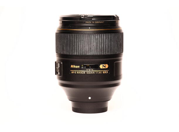 Nikon 105mm f1.4E AF-S ED N BRUKT BRUKT, Se beskrivelse 