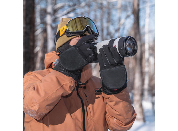 PGYTECH Photography Gloves Master Oppvarmede fotovotter, 4000mAh, USB-C 