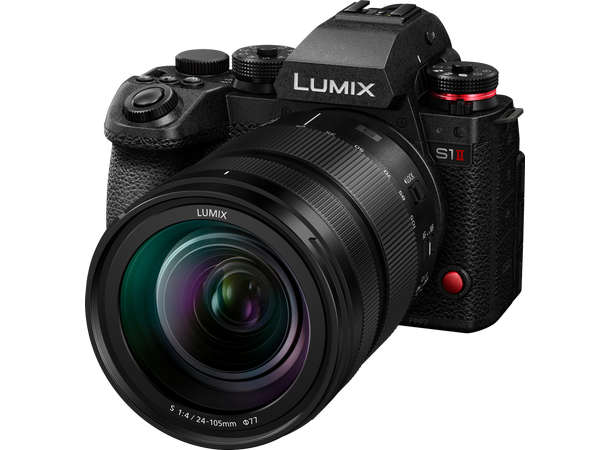 Panasonic Lumix S1II kit m/24-105 f/4 Kit med Lumix S 24-105mm f/4 Macro OIS 