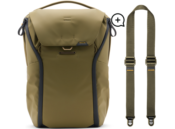 Peak Design Everyday Backpack 30L + Reim Inkludert Slide Lite - 30L Kelp 
