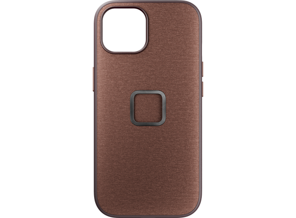 Peak Design Mobile Everyday Fabric Case iPhone 15 Redwood