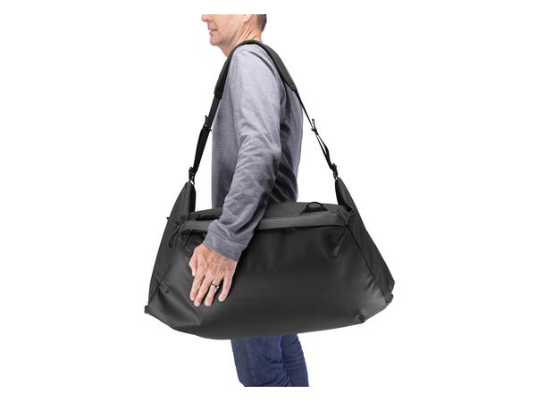 Peak Design Travel Duffel 65L Black Stor duffelbag m/ praktiske løsninger 