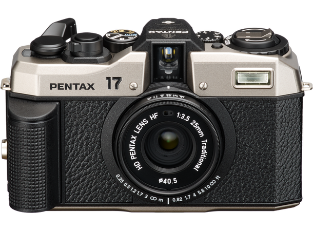 Pentax 17 Dark silver kamera Analogt halvformatkamera 