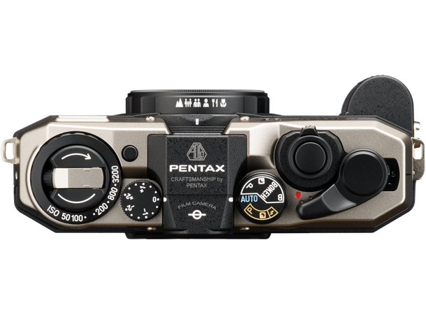 Pentax 17 Dark silver kamera Analogt halvformatkamera 