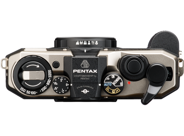 Pentax 17 Dark silver kamera Analogt halvformatkamera 