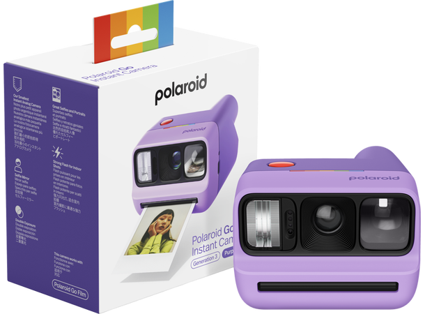 Polaroid Go Gen 3 Kamera Lilla Kompakt og lett instantkamera 