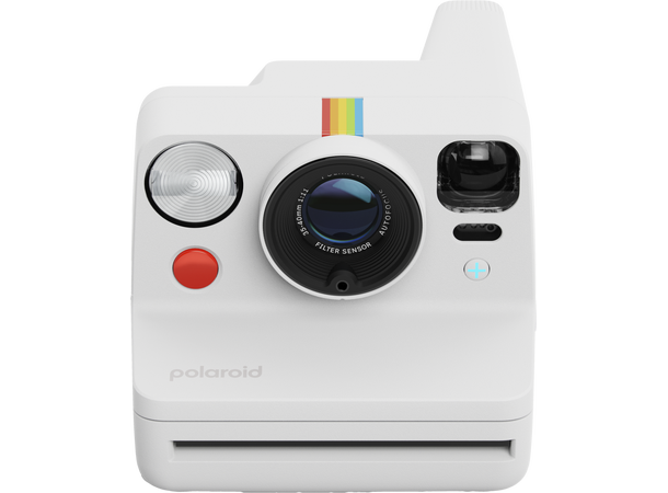 Polaroid Now+ Gen 3 White, Retur/B-vare Instantkamera appkontroll, I-type & 600 