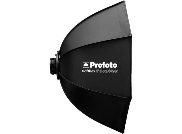 Profoto Softbox 3’ Octa Silver Lett å slå opp og legge i sammen 