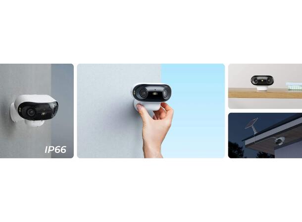 Reolink Argus 4 Pro Batteridreven, ColorX, IP66, 4K WiFi 6 