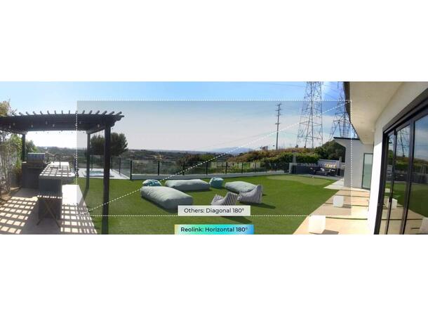 Reolink Argus 4 Pro Batteridreven, ColorX, IP66, 4K WiFi 6 