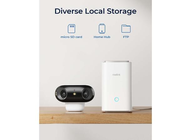 Reolink Argus 4 Pro Batteridreven, ColorX, IP66, 4K WiFi 6 