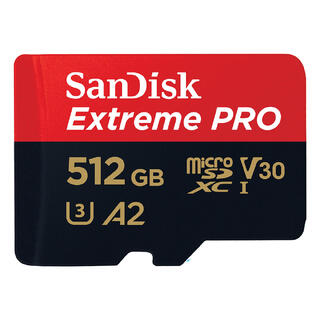 Sandisk MicroSDXC Extreme Pro 512 GB 200MB/s A2 C10 V30 UHS-I