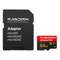 Sandisk MicroSD Extreme Pro V30 64 GB Rask, robust, pålitelig, profesjonell