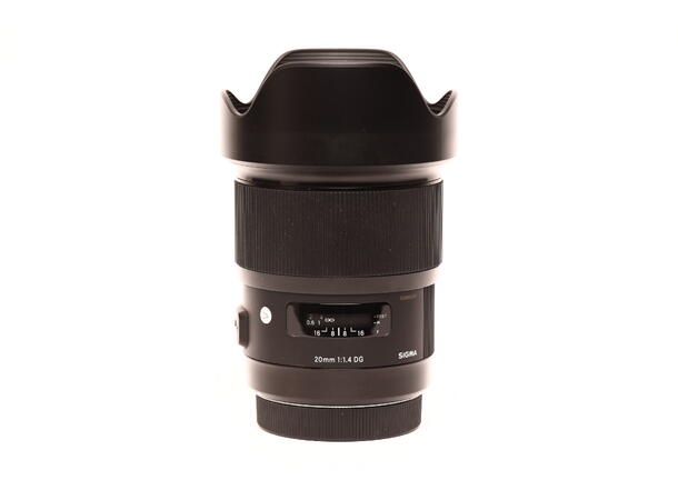 Sigma 20mm f/1.4 DG Art BRUKT BRUKT, Se beskrivelse, for Canon EF 