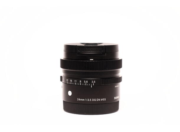 Sigma 24mm 1:3.5 DG DN BRUKT BRUKT, Se beskrivelse, for E-mount 