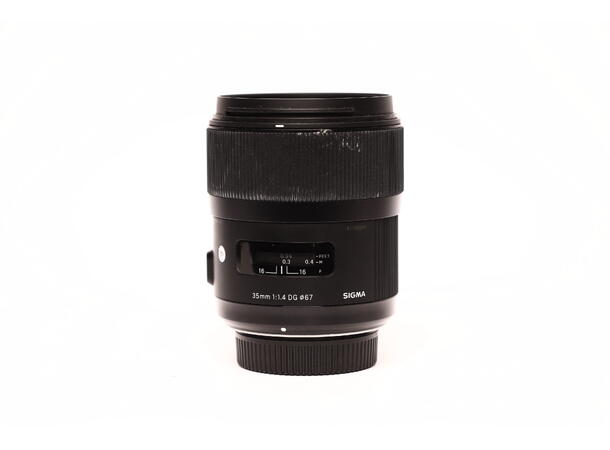 Sigma 35mm f/1.4 DG Art, BRUKT BRUKT, Se beskrivelse, for Nikon F 
