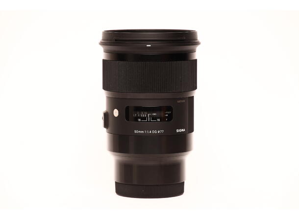 Sigma 50mm f/1.4 Art DG, BRUKT BRUKT, Se beskrivelse, for Sony E 