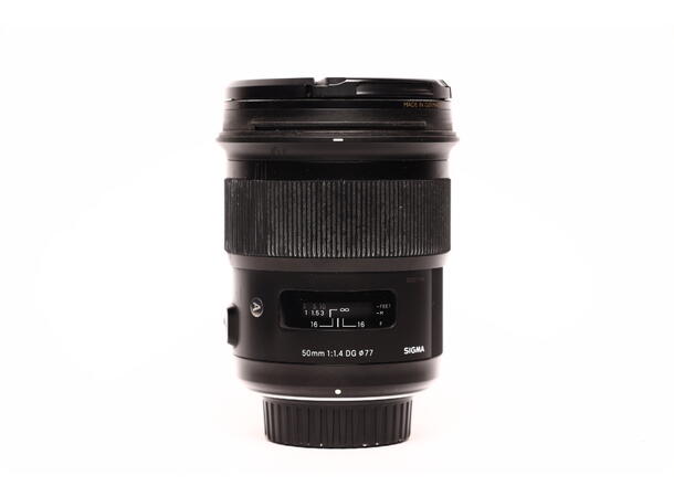 Sigma 50mm f/1.4 DG Art, BRUKT BRUKT, Se beskrivelse, for Nikon F