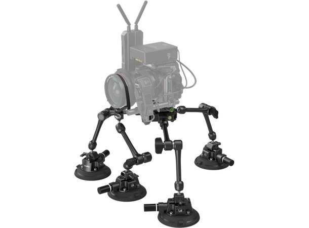 Smallrig 3565 Sugekopp 4-arm Kit Komplett Sugekoppkit for Kameramontering 