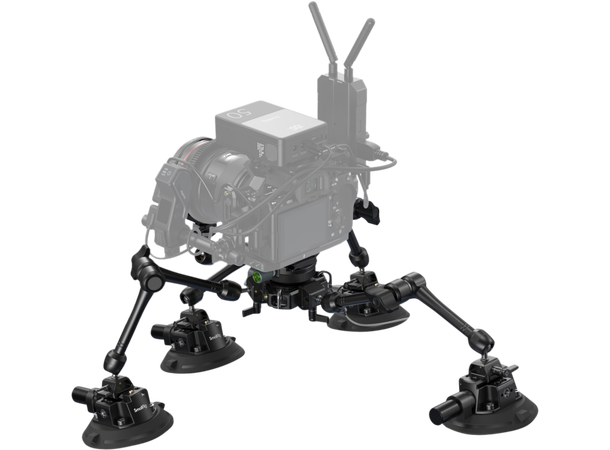 Smallrig 3565 Sugekopp 4-arm Kit Komplett Sugekoppkit for Kameramontering 