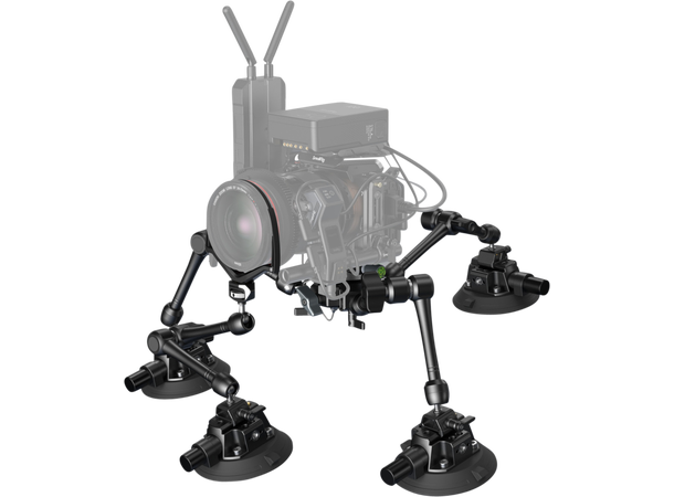 Smallrig 3565 Sugekopp 4-arm Kit Komplett Sugekoppkit for Kameramontering 