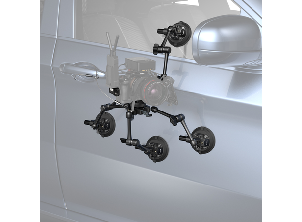 Smallrig 3565 Sugekopp 4-arm Kit Komplett Sugekoppkit for Kameramontering 