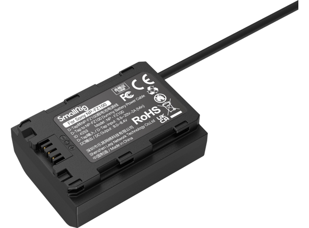 Smallrig 4253 D-Tap to NP-FZ100 dummy D-tap til NP-FZ100 dummybatteri 