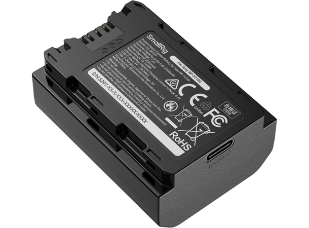 Smallrig 5297 USB-C batteri Sony FZ100 USB-C batteri for Sony NP-FZ100 