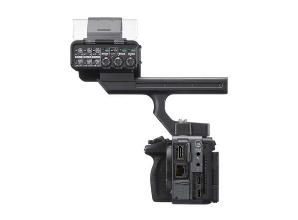 Sony FX5 videokamera med XLR-grep 5K open gate, RAW, 16-trinns dynamisk 
