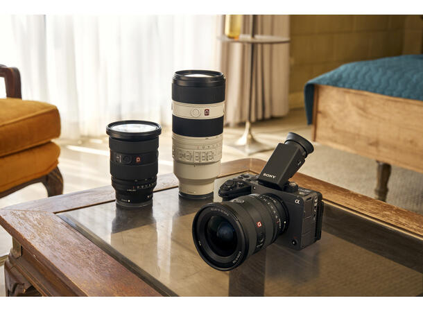 Sony FX5 videokamera med XLR-grep 5K open gate, RAW, 16-trinns dynamisk 