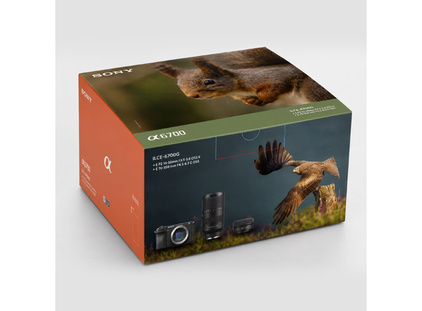 Sony  A6700 inkludert 16-50 og 70-350mm Wildlife bundle 