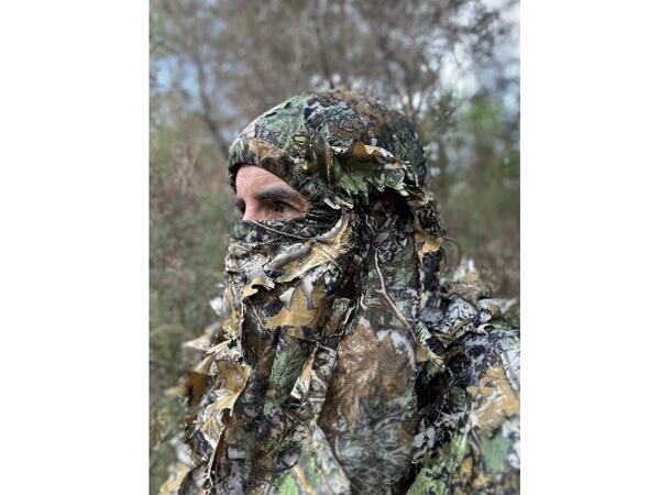 Tragopan 3D kamuflasjehette V2 Praktisk hette i 3D matreal 