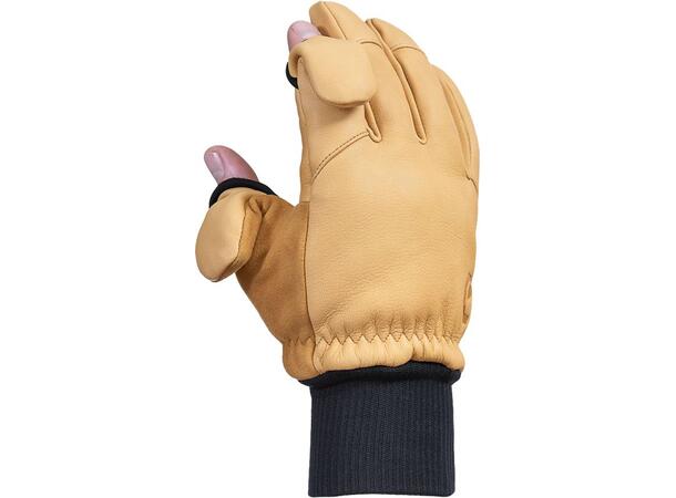 Vallerret Hatchet Fotohanske Brun L Klassisk, stilren fotohanske i lær 