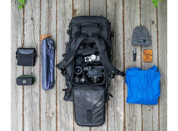 WANDRD Fernweh M/L Black Photo Bundle Allsidig, Holdbar 50 liters fototursekk 