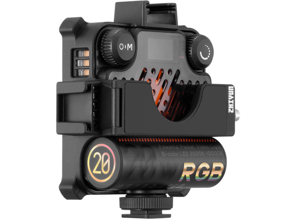 ZHIYUN LED Fiveray M20C RGB Combo LED-lampe i lommeformat 