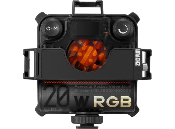 ZHIYUN LED Fiveray M20C RGB Combo LED-lampe i lommeformat 