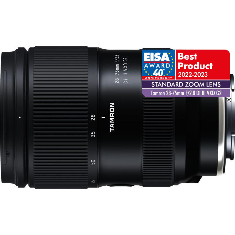 Tamron 28-75mm f/2.8 Di III VXD G2 Sony Lyssterk standardzoom for