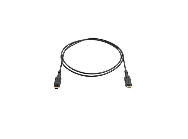 8SINN Kabel Micro HDMI-Micro HDMI 80cm Sort, ekstra tynn