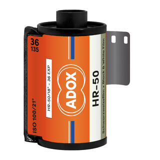 Adox HR-50 135-36 med speed boost ISO 50, S/H-film, 36 eksp.