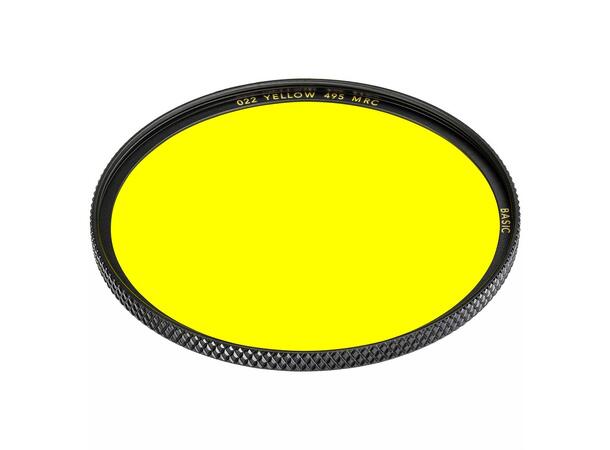 B+W Yellow 37mm 495 MRC Basic Gult filter for S/H fotografering 