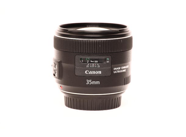 Canon EF 35mm 1:2 IS USM BRUKT BRUKT, Se beskrivelse, med deksler 