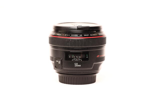 Canon EF 50mm f/1.2 L USM, BRUKT BRUKT, Se beskrivelse 