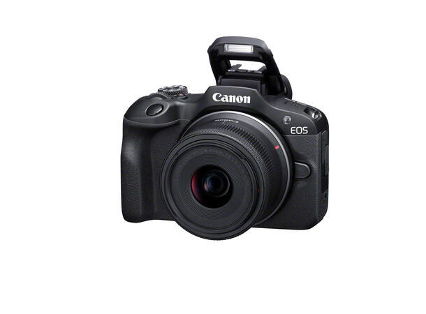 Canon EOS R100 +  RF-S 18–45MM IS STM 24,2 MP. APS-C.
