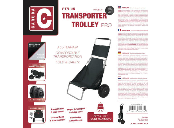 Caruba Pro Trolley III Kompakt sekketralle til å ha med utstyr 