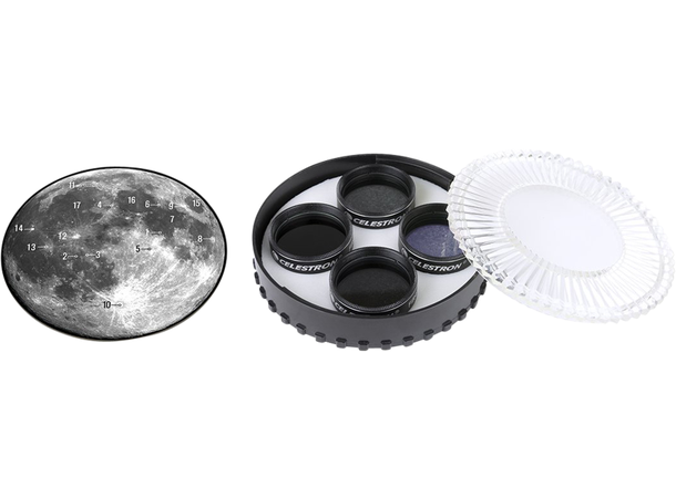 Celestron Månefilterpakke 1,25" Filtersett for se på månen.
