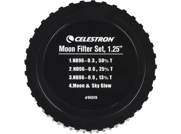 Celestron Månefilterpakke 1,25" Filtersett for se på månen.