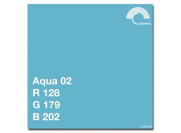 Colorama 2.72X11M Aqua Papirbakgrunn 2,72m bred 