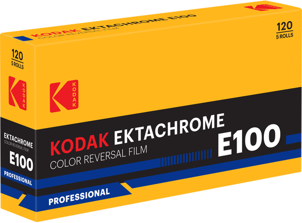 Eastman Kodak Ektachrome E-100 5-pakning Positivfilm, farge, ISO 100 